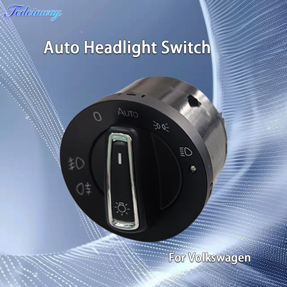 Plug and Play Auto Headlight Button Fog Lamp Control for Touran, Tiguan, Mk1 Golf 6, Passat, Jetta Mk6 (2010-2017)